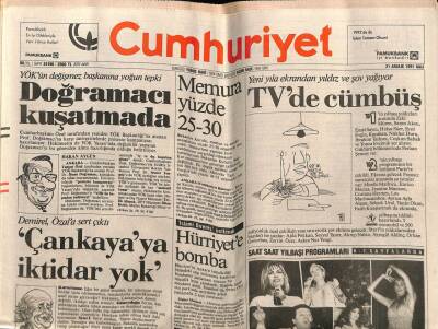 Cumhuriyet Gazetesi 31 Aralık 1991 - Doğum Günü Hediyesi GZ55490 - 1