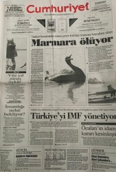 Cumhuriyet Gazetesi 31 Aralık 1999-Türkiyeyi IMF Yönetiyor GZ45435 - 1