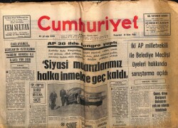 Cumhuriyet Gazetesi 31 Ekim 1966 - Demirel Siyasi Muarızlarımız Halka İnmekte Geç Kaldı GZ103139 - 1