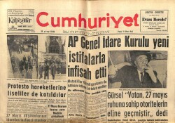 Cumhuriyet Gazetesi 31 Mart 1963 - AP Genel İdare Kurulu Yeni İstifalarla İnfisah Etti GZ103108 - 1