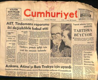 Cumhuriyet Gazetesi 31 Mart 1982 - 60 Bin Vietnam Gazisi ABDli Tazminat İstiyor GZ119456 - 1