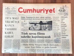 Cumhuriyet Gazetesi 31 Mayıs 1974 GZ232 - 2