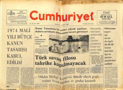 Cumhuriyet Gazetesi - 31 Mayıs 1974 - Suriye İle İsrail Arasında Barış Anlaşması İmzalanıyor GZ99384 - 1