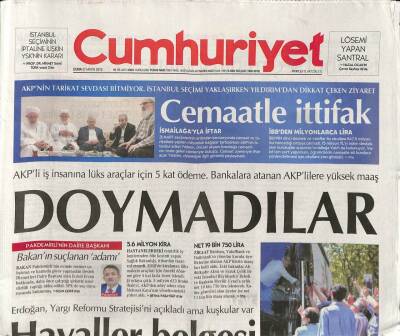 Cumhuriyet Gazetesi 31 Mayıs 2019 - ABD Ve Rusya, Şamın Tecritten Çıkarılmasını Görüşüyor - Çarşıya Bayram Gelmiyor GZ95286 - 1