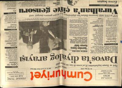Cumhuriyet Gazetesi 31 Ocak 1988 - Doğum Günü Hediyesi GZ56842 - 1