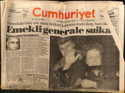 Cumhuriyet Gazetesi 31 Ocak 1991 - Suriye Uçaklarını Türkiye Koruyacak GZ81210 - 1