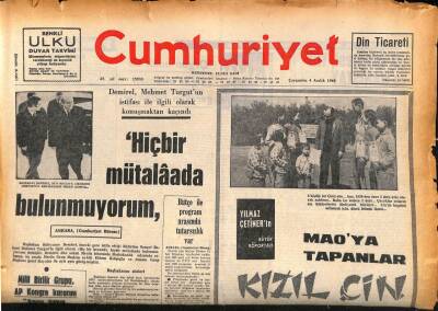 Cumhuriyet Gazetesi 4 Aralık 1963 - Dario Morenonun Evi Ve Kasaları Mühürlendi GZ86061 - 1