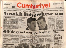 Cumhuriyet Gazetesi 4 Aralık 1991 - SHPde Genel Merkez Boşluğu GZ72494 - 1