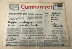 Cumhuriyet Gazetesi 4 Ekim 1975 GZ1648 - 1