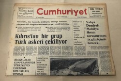 Cumhuriyet Gazetesi 4 Eylül 1975 GZ1618 - 1