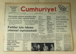 Cumhuriyet Gazetesi 4 Haziran 1975 GZ550 - 1