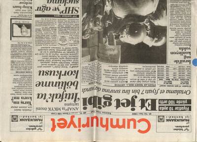 Cumhuriyet Gazetesi 4 Kasım 1988 - Fiyatlar 10 Ayda Yüzde 100 Arttı Et Jet Gibi GZ61289 - 2
