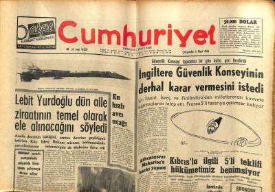 Cumhuriyet Gazetesi 4 Mart 1964 - Paşakapısı Cezaevinde 370 Mahkum Ayaklandı GZ80308 - 1