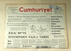 Cumhuriyet Gazetesi 4 Mayıs 1975 GZ581 - 1