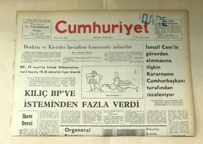 Cumhuriyet Gazetesi 4 Mayıs 1975 GZ581 - 1