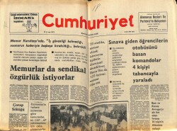 Cumhuriyet Gazetesi 4 Ocak 1976 - Yangın Tehlikesi Geçiren Uçaktan Dün 40 Ton Jet Yakıtı Boşaltıldı GZ69857 - 2