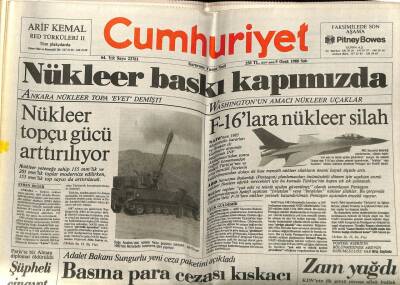 Cumhuriyet Gazetesi 4 Ocak 1988 - Doğum Günü Hediyesi GZ56964 - 1