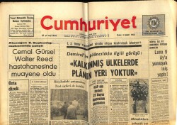 Cumhuriyet Gazetesi 4 Şubat 1966 - Cemal Gürsel Walter Reed Hastanesinde Muayene Oldu GZ61839 - 1