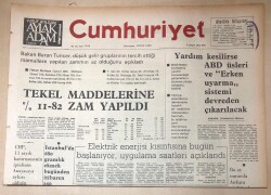 Cumhuriyet Gazetesi 4 Şubat 1975 GZ149 - 1