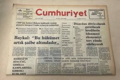 Cumhuriyet Gazetesi 4 Temmuz 1975 GZ1197 - 2