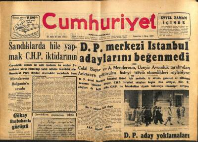 Cumhuriyet Gazetesi 5 Ekim 1957 - Varşovada Talebeler Sokaklarda Çarpışıyor GZ85448 - 1