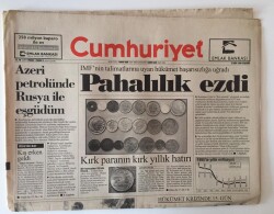 Cumhuriyet Gazetesi 5 Ekim 1995 - Enflasyonun Hangi Parayı Ne Zaman Tedavülden Kaldıracağı Hiç Belli Olmuyor GZ10934 - 1