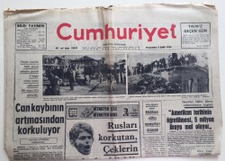 Cumhuriyet Gazetesi 5 Eylül 1968 - Amerikan Tarihinin Öğretilmesi, 5 Milyon Liraya Mal Oluyor GZ6267 - 1