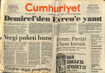 Cumhuriyet Gazetesi 5 Eylül 1985 - Afganistan Kan İçinde GZ60760 - 1