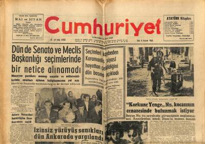Cumhuriyet Gazetesi 5 Kasım 1963 - Korkunç Yenge Nu, Kocasının Cenazesinde Bulunmak İstedi GZ122527 - 1