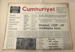 Cumhuriyet Gazetesi 5 Mart 1975 GZ1558 - 2