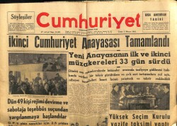 Cumhuriyet Gazetesi 5 Mayıs 1961 - Demokrat İzmir Davasının 16 Sanığı Mahkum Oldular GZ103011 - 1