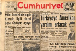 Cumhuriyet Gazetesi 5 Mayıs 1964 - Çanakalle'de Ete Boykot Kararı Alındı - Türkiyeye Amerikan Yardımı Artacak GZ160396 - Gökçekoleksiyon
