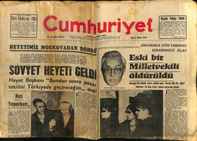 Cumhuriyet Gazetesi 5 Ocak 1965 - 14 Üniversiteli Adliyeye Verildi GZ58988 - 1
