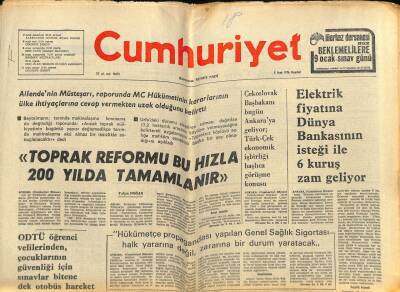Cumhuriyet Gazetesi 5 Ocak 1976 - Amerikada Paralı Asker Toplama Şirketi Kuruldu GZ69858 - 1