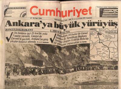 Cumhuriyet Gazetesi 5 Ocak 1991 - Körfez Krizinde ABD - Irak Diyaloğu GZ72505 - 1
