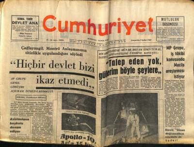 Cumhuriyet Gazetesi 5 Şubat 1969 - Kazancıgilin Yerine Prof. Dr. Kamil Akol Seçildi GZ69565 - 2
