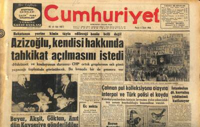 Cumhuriyet Gazetesi 6 Ekim 1963 - Gümüşpala , Dün Sabah Yapılan Konsültasyondan Sonra Hastaneden Çıktı GZ120783 - 1