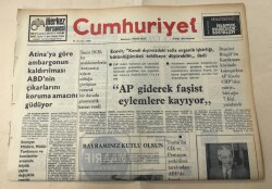 Cumhuriyet Gazetesi 6 Ekim 1975 GZ1650 - 2