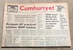 Cumhuriyet Gazetesi 6 Ekim 1977 GZ66 - 1