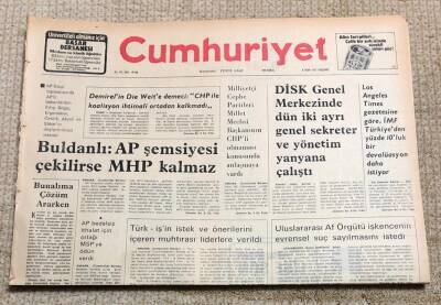 Cumhuriyet Gazetesi 6 Ekim 1977 GZ66 - 1