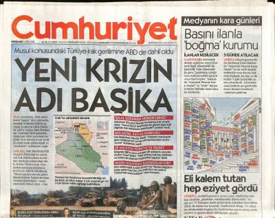 Cumhuriyet Gazetesi 6 Ekim 2016 - TMMOB Yönetim Kurulu Başkanı Emin Koramaz , Türkiyenin İhtiyacı Acil Demokrasi GZ94485 - 1
