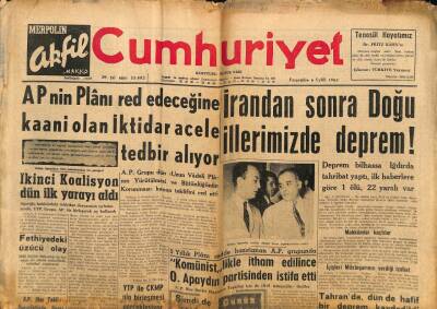Cumhuriyet Gazetesi 6 Eylül 1962 - Şehirlerarası Otobüslerde Filim Oynatılmaya Başlandı GZ88403 - 1