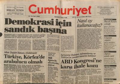 Cumhuriyet Gazetesi 6 Eylül 1987 - Madonna İtalyanları Kendinden Geçirdi GZ74716 - 1