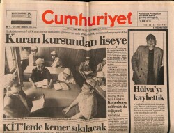 Cumhuriyet Gazetesi 6 Eylül 1992 - Hülya Akyolu Kaybettik GZ65098 - 2