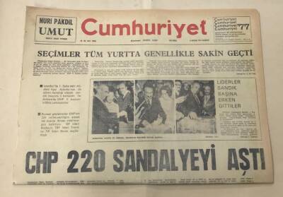 Cumhuriyet Gazetesi 6 Haziran 1977 GZ1291 - 1