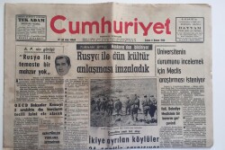 Cumhuriyet Gazetesi 6 Kasım 1964 - 300 Bin Türk İşçisinin Daha Batı Avrupaya Gitmesi Bekleniyor GZ6186 - 2