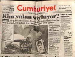 Cumhuriyet Gazetesi 6 Mart 1992 - SKANDAL ! Zonguldak Faciasındaki 23 Dakikalık İhmal Örtülmek İsteniyor GZ72510 - 1