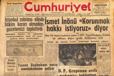 Cumhuriyet Gazetesi 6 Mayıs 1959 - Yedek Parça İthali Serbestçe Yapılacak - Yunan Başbakanı Yarın Memleketimize Geliyor GZ120097 - 1
