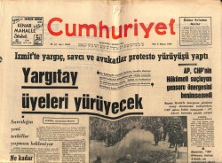 Cumhuriyet Gazetesi 6 Mayıs 1969 - AP , CHPnin Hükümeti Suçlayan Gensoru Önergesini Benimsemedi GZ69611 - 1