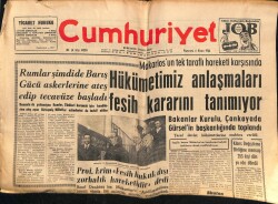 Cumhuriyet Gazetesi 6 Nisan 1964 - General Douglas Mac Arthur Öldü GZ69852 - 2